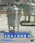 Used Sparkler Manual Nutsche Filter, model 18'', 316 stainless steel. Vessel 20'' diameter x 20'' deep, dished clamp on top, dished bottom, rated 60 psi at 350 deg F. Removable inner chamber with bot...