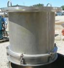 Used Sparkler Manual Nutsche Filter, model 18'', 316 stainless steel. Vessel 20'' diameter x 20'' deep, dished clamp on top, dished bottom, rated 60 psi at 350 deg F. Removable inner chamber with bot...
