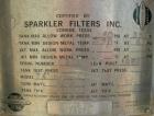 Used Sparkler manual Nutsche filter, model 24