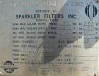 Used- Sparkler manual Nutsche filter, model 36