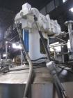 Used 2.6 sq meter ZWAG agitated nutsche filter, stainless steel construction, 1800 liter capacity vessel, rated 2 bar at 100 C internal, jacketed for 6 bar at 100 C, hydraulically operated agitator a...