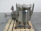 Used Zwag Nutsche Filter, 0.3 Square Meter. Hastelloy C276 product contact surfaces. Internal rated 50 psi & Full Vacuum at 302 degrees F. 304 Stainless steel jacket rated 150 psi at 302 degrees F. N...