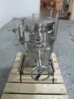Used Zwag Nutsche Filter, 0.3 Square Meter. Hastelloy C276 product contact surfaces. Internal rated 50 psi & Full Vacuum at 302 degrees F. 304 Stainless steel jacket rated 150 psi at 302 degrees F. N...
