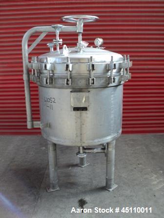 Used Vestec Moritz (Sparkler) Pressure Leaf Filter Body, Model 33-D-9