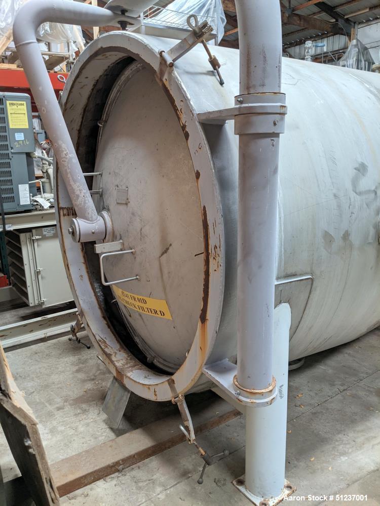 Used United States Filter Horizontal Pressure Leaf Filter