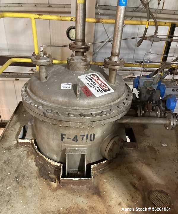 Used DrM Dr. Mueller AG Fundabac Pressure Funda Filter – 222 Sq. Ft. 316L Stainless Steel Candle Filter System