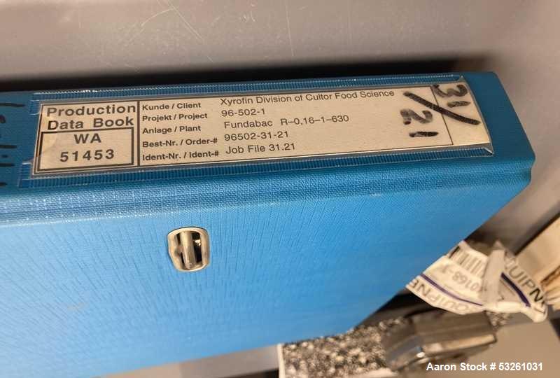 Used DrM Dr. Mueller AG Fundabac Pressure Funda Filter – 222 Sq. Ft. 316L Stainless Steel Candle Filter System