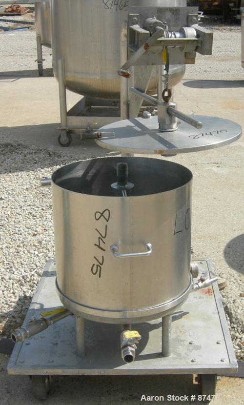 Used Horizontal Plate Filter, 316 Stainless Stee