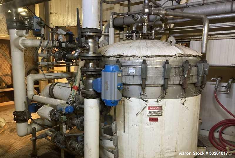 Used Amafilter Cricket 1600D-72.1/2000-80 316L Stainless Steel Pressure Filter System with Buffer Tank
