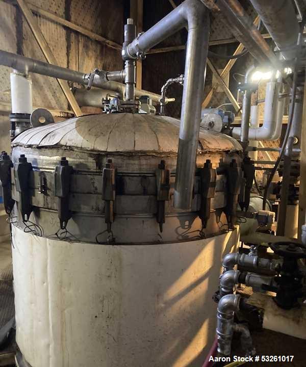Used Amafilter Cricket 1600D-72.1/2000-80 316L Stainless Steel Pressure Filter System with Buffer Tank