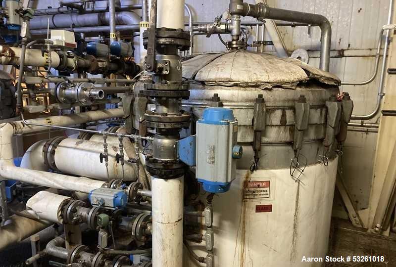 Used Amafilter Cricket 316L Stainless Steel Pressure Filtration System with ASME Buffer Tank