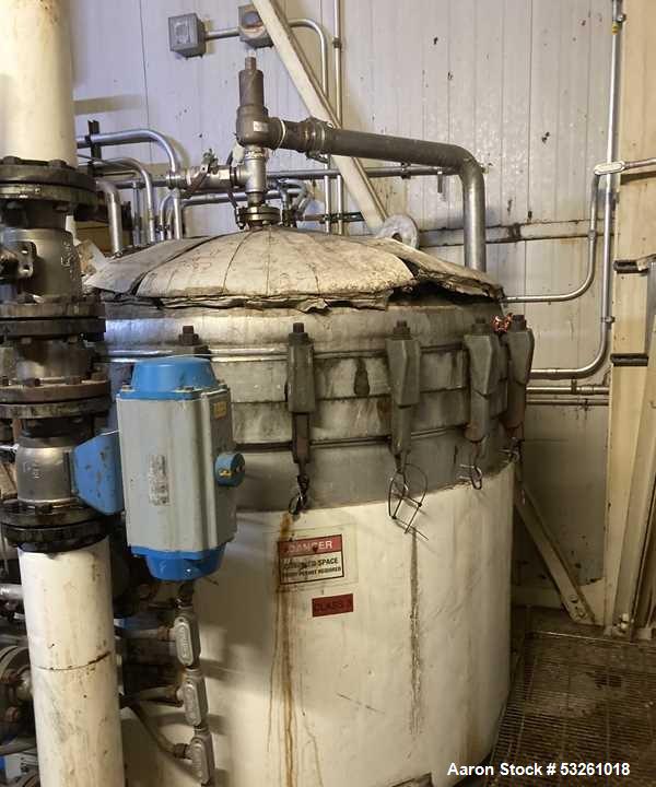 Used Amafilter Cricket 316L Stainless Steel Pressure Filtration System with ASME Buffer Tank