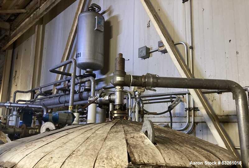 Used Amafilter Cricket 316L Stainless Steel Pressure Filtration System with ASME Buffer Tank
