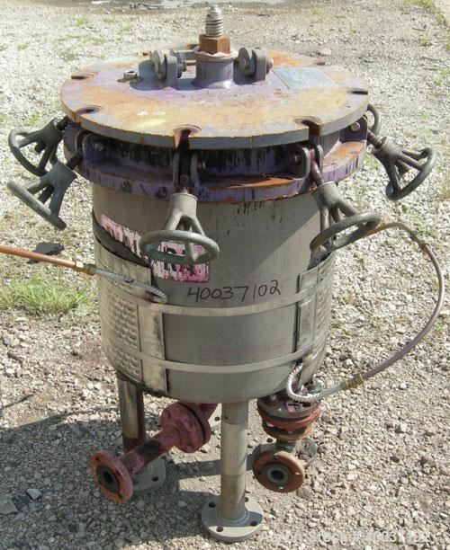 Used Stainless Steel Ametek Horizontal Plate Filter, Model 18-8-D