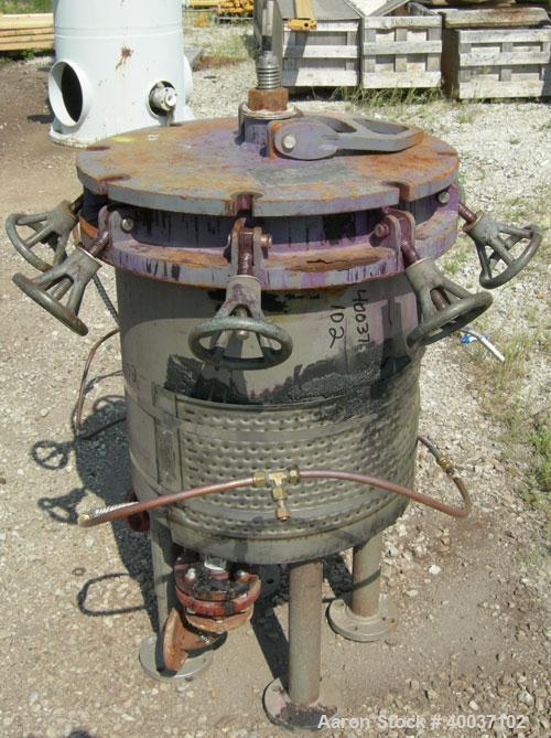 Used Stainless Steel Ametek Horizontal Plate Filter, Model 18-8-D