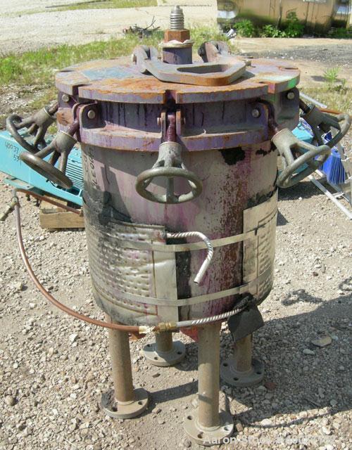 Used Stainless Steel Ametek Horizontal Plate Filter, Model 18-8-D