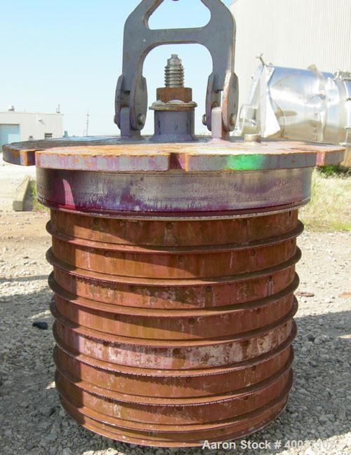 Used Stainless Steel Ametek Horizontal Plate Filter, Model 18-8-D