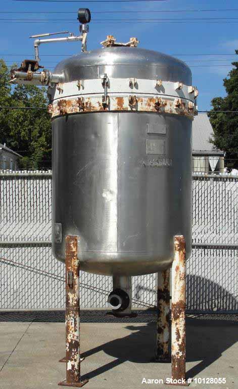 Used Ametek Niagara 316 Stainless Steel Vertical Pressure Leaf Filter – 342 Sq Ft