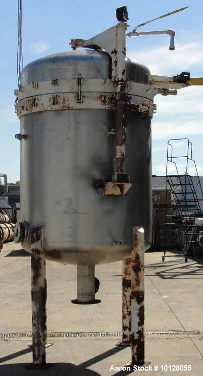 Used Ametek Niagara 316 Stainless Steel Vertical Pressure Leaf Filter – 342 Sq Ft