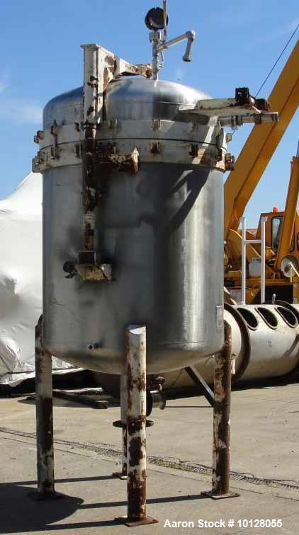 Used Ametek Niagara 316 Stainless Steel Vertical Pressure Leaf Filter – 342 Sq Ft