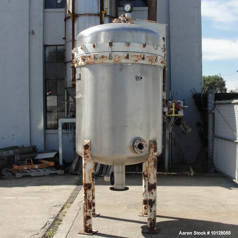 Used Ametek Niagara 316 Stainless Steel Vertical Pressure Leaf Filter – 342 Sq Ft