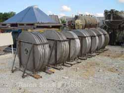 USED:Idrex Rotojet filter, model VFBD-600. 304 stainless steelconstruction, 600 sq ft filter area. (27) 48" diameter verticalmounted filtration screens on a horizontal shaft, feed rate approx15,000 p...