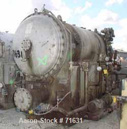 USED:Idrex Rotojet filter, model VFBD-600. 304 stainless steelconstruction, 600 sq ft filter area. (27) 48" diameter verticalmounted filtration screens on a horizontal shaft, feed rate approx15,000 p...
