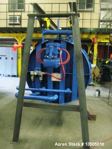 Used- Rebuilt Industrial Pressure Leaf Filter, Model D