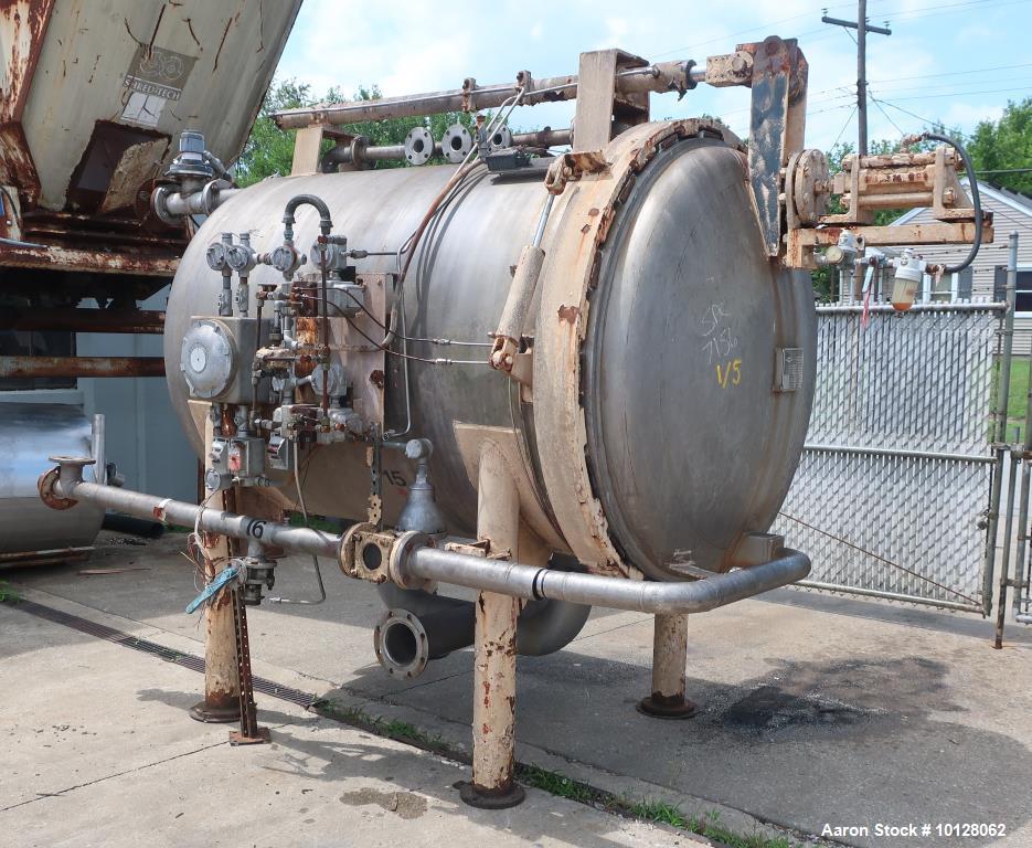 Used Industrial Filter & Pump Vertical Leaf Filter – 500 Sq Ft, 304 Stainless Steel