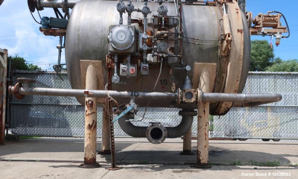 Used Industrial Filter & Pump Vertical Leaf Filter – 500 Sq Ft, 304 Stainless Steel