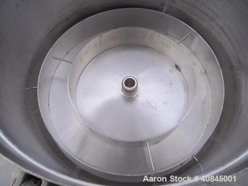 Used Ketema Niagara Batch-Miser Horizontal Plate Filter, model 33-12-S, 316 stainless steel. 74.44 square feet filter area, 5.43 cubic feet cake capacity. Vertical carbon steel lined tank with 316 st...