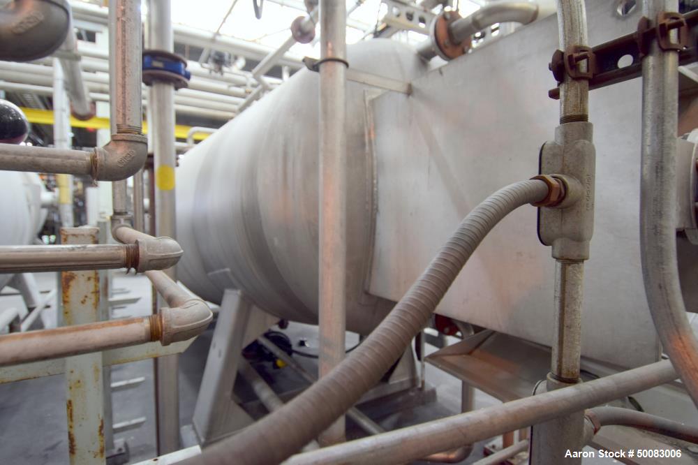 Used LFC Lochem Roto Jet Wet Cake Discharge Filter, Approximate 990 Square Feet Filter Area, Model RJWCD 92/1200/44 DC, Duplex Stainless Steel. Approximate (44) 1200mm (47.2") diameter vertical filte...