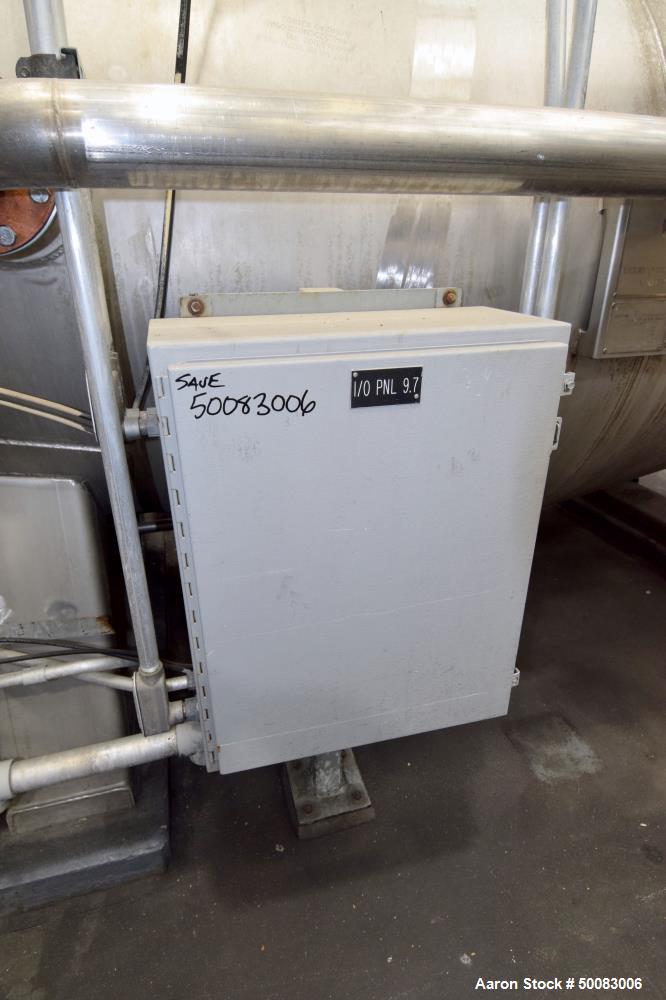 Used LFC Lochem Roto Jet Wet Cake Discharge Filter, Approximate 990 Square Feet Filter Area, Model RJWCD 92/1200/44 DC, Duplex Stainless Steel. Approximate (44) 1200mm (47.2") diameter vertical filte...