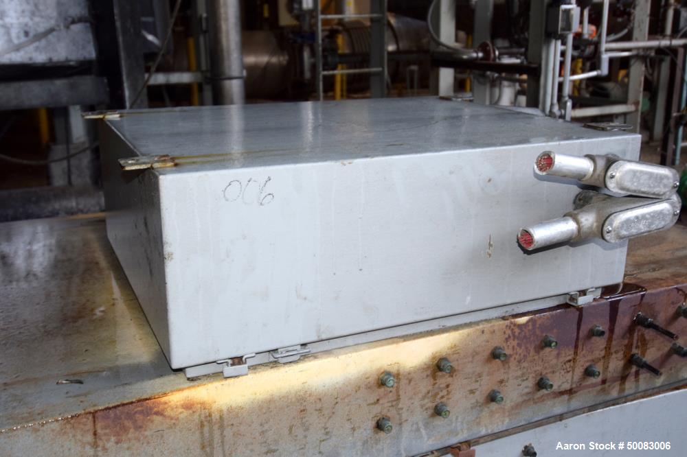 Used LFC Lochem Roto Jet Wet Cake Discharge Filter, Approximate 990 Square Feet Filter Area, Model RJWCD 92/1200/44 DC, Duplex Stainless Steel. Approximate (44) 1200mm (47.2") diameter vertical filte...