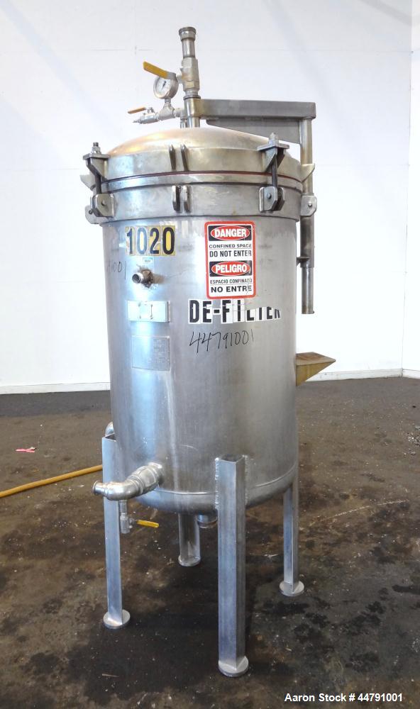 Used Stainless Steel Niagra Vertical Plate Filter, Model 110-20