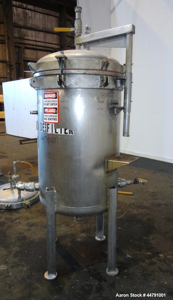 Used Stainless Steel Niagra Vertical Plate Filter, Model 110-20