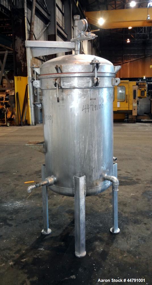 Used Stainless Steel Niagra Vertical Plate Filter, Model 110-20