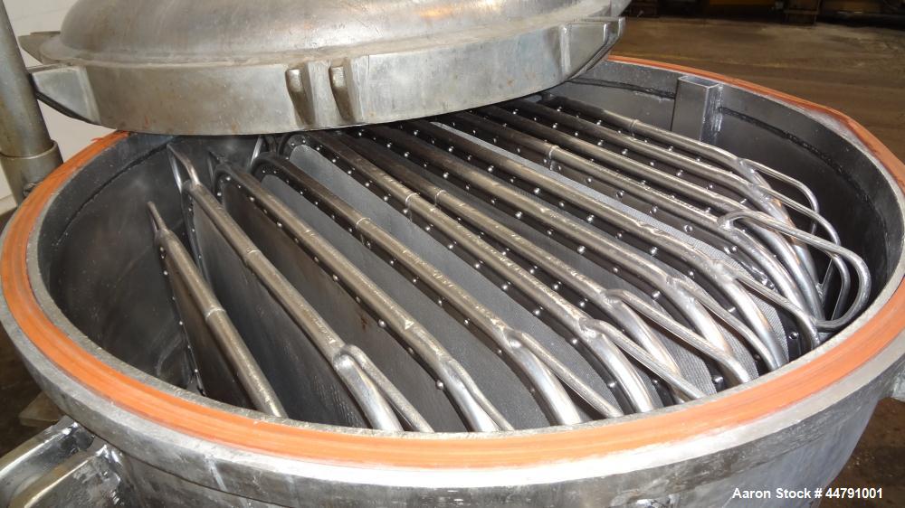 Used Stainless Steel Niagra Vertical Plate Filter, Model 110-20