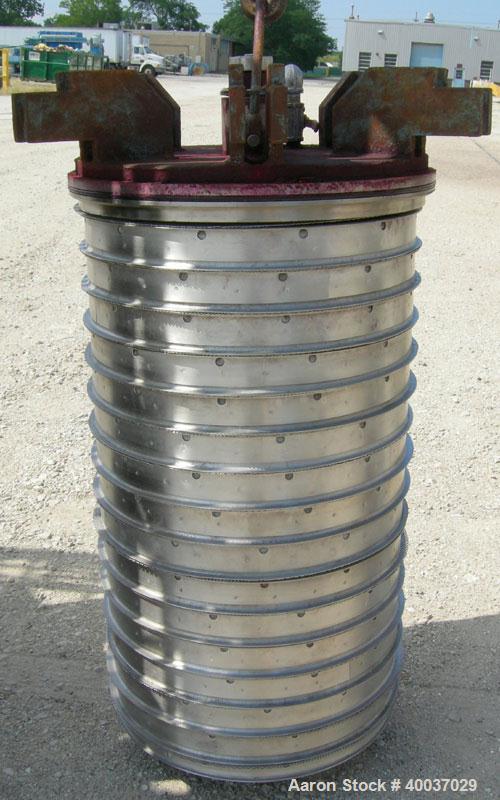 Used Niagara Horizontal Plate Filter, Model 18-16-D