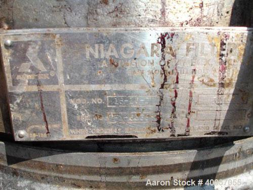 Used Niagara Pressure Leaf Filter, Model 18-16-D