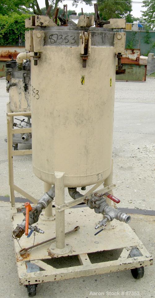 Used Stainless Steel Niagara Horizontal Plate Filter, Model 18-16-D