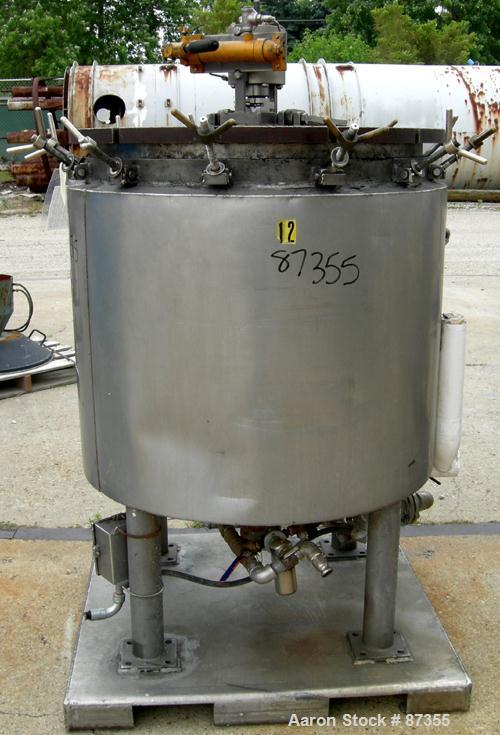 USED: Niagara horizontal plate filter, model 33-12D, 316L stainless steel. 74.44 square feet filter area, 10.08 cubic feet c...
