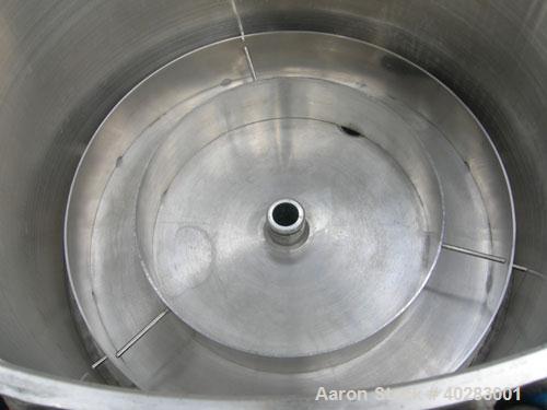Used Niagara Horizontal Plate Filter, Hastelloy C-276, approximately 74 square feet of filter area.  Vertical tank 36 1/2" diameter x 32 1/2" deep, internal rated 100/FV @ 320 degrees F, 304 stainles...