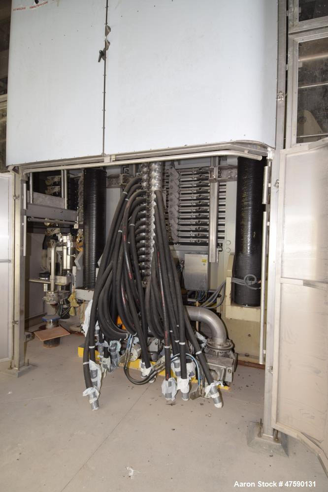Unused- Outotec PF 48 Series Horizontal Plate Type Automatic Pressure Filter, Type PF 72/96 M48 2 33, 316L Stainless steel. Filter series for mining & metallurgy. Filtration area 72 square meter (exp...