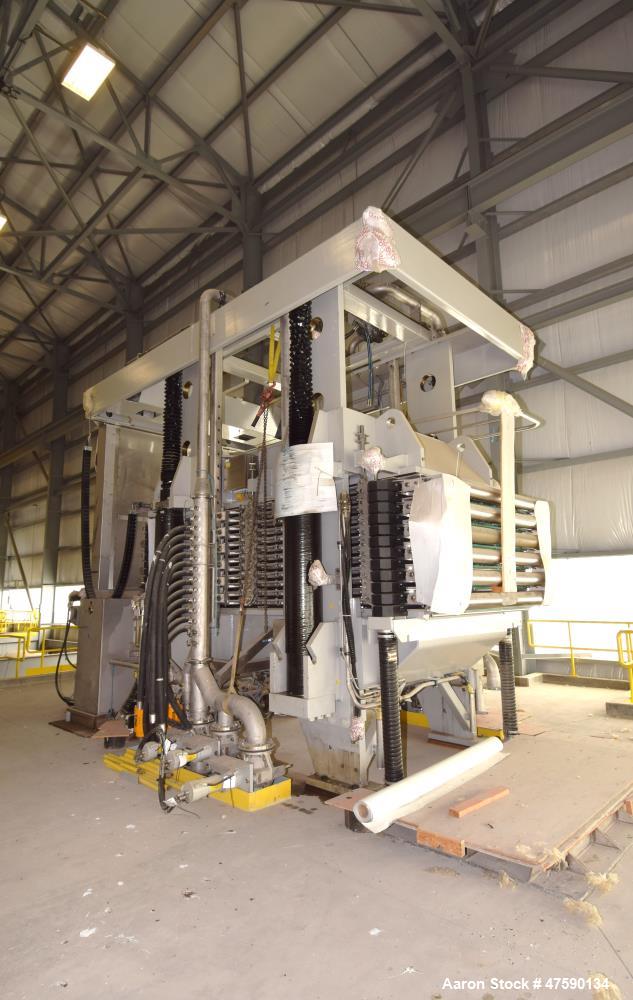 Unused- Outotec PF 48 Series Horizontal Plate Type Automatic Pressure Filter, Type PF 72/96 M48 2 33, 316L Stainless steel. Filter series for mining & metallurgy. Filtration area 72 square meter (exp...