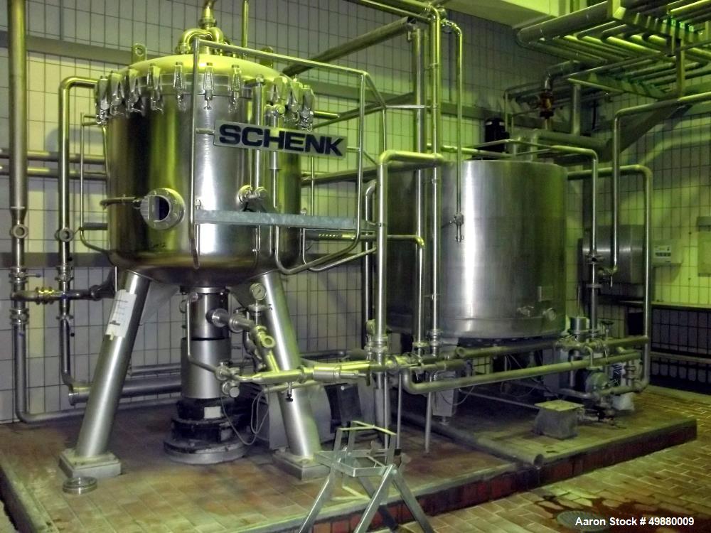 Used Schenk Centrifugal Discharge Precoat Filter, Type ZHF-S 30