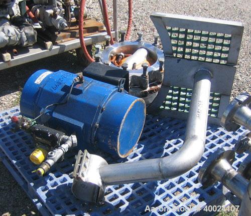 Used Stainless Steel Schenk Centrifugal Discharge Pressure Filter, Model ZHF-SR7-KLKB1
