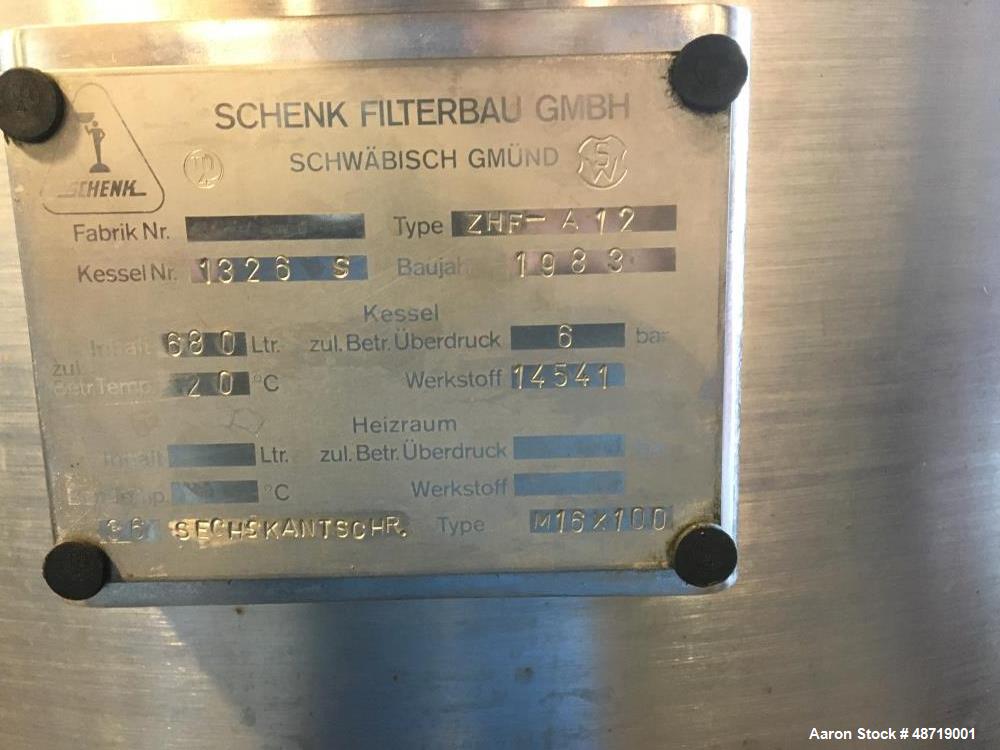 Used Schenk ZHF/A is All In One Filter Block with a smaller ZHF/S Filter As Bas
