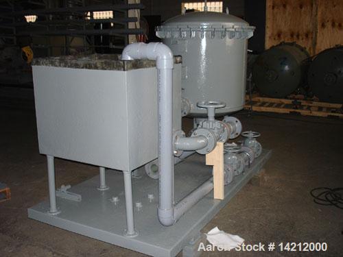Used Slim Line Model SL 36-30 Filter, recently rebuilt. Previously used on brass, but can be used for other plating solutions such as nickel or zinc. Chamber lining and plates are reported to be in v...