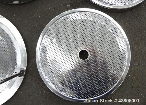 Used Sparkler Horizontal Plate Filter, Model 14-D-4